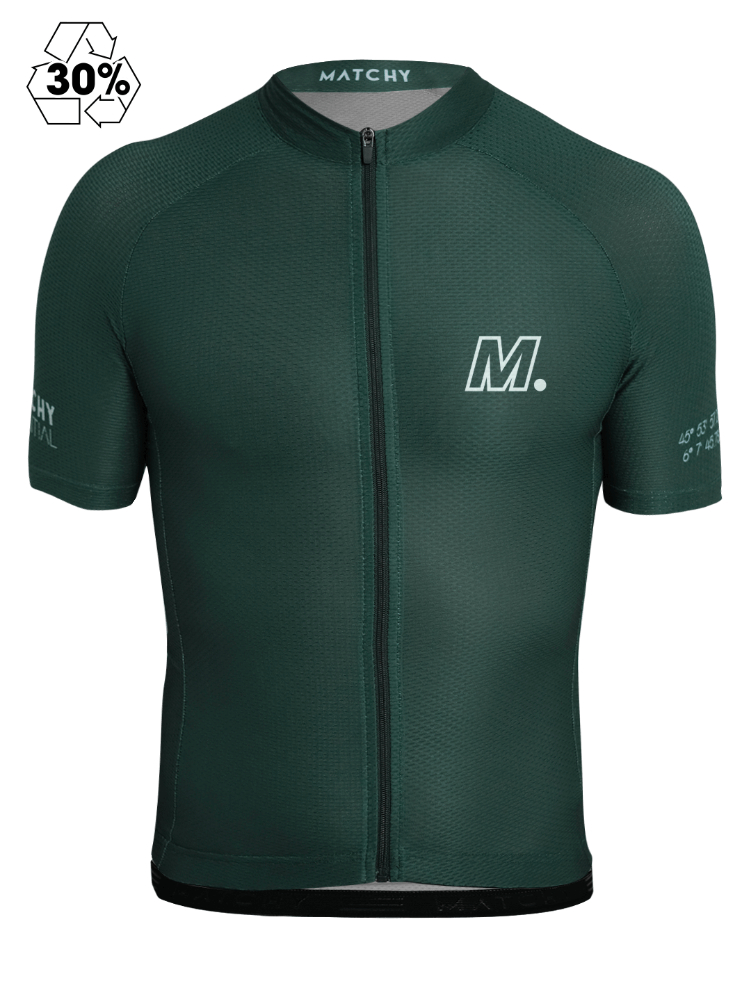 Maillot Essential Unisexe Vert – Matchy Cycling