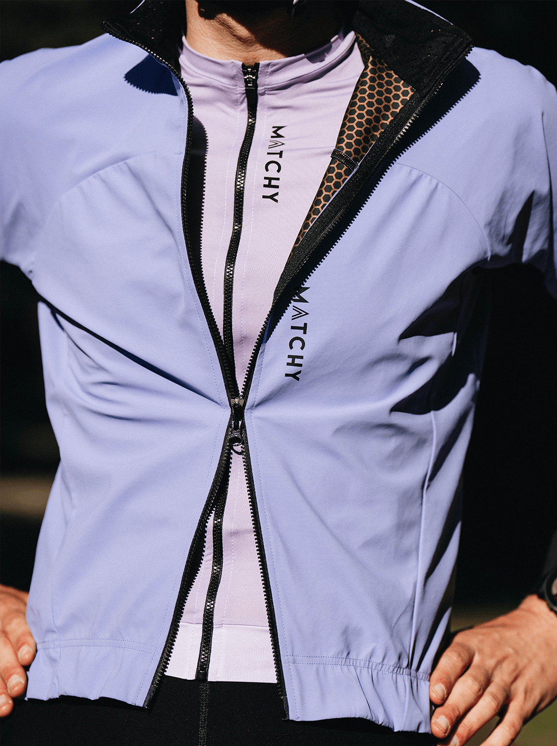 <tc>Altitude Unisex Wind Jacket - Lavender</tc>