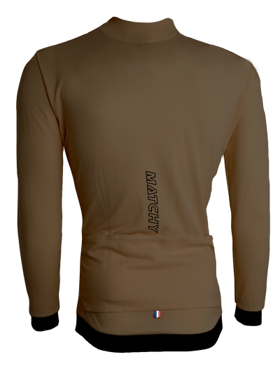 Maillot mi-saison Merinos - Taupe
