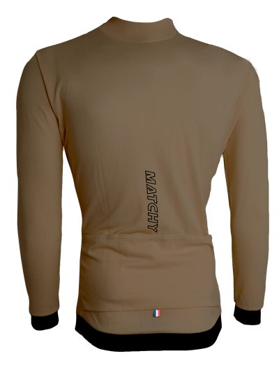 Maillot mi-saison Merinos - Taupe