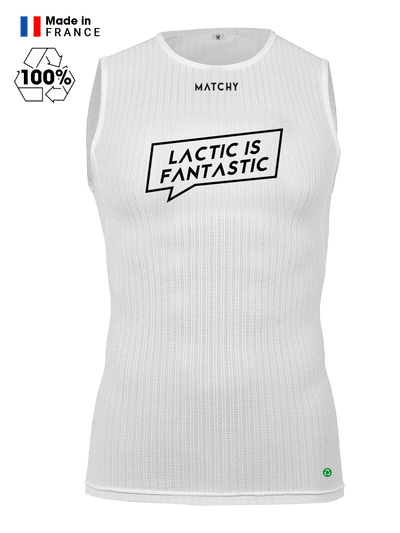 Baselayer Unisexe Blanc - Lactic is Fantastic