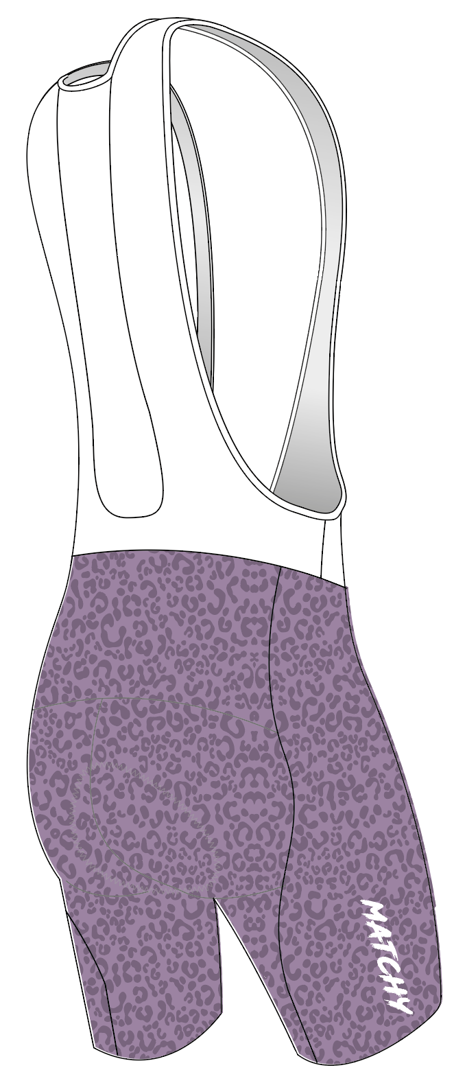 Cuissard Origins Homme - Léopard Rose