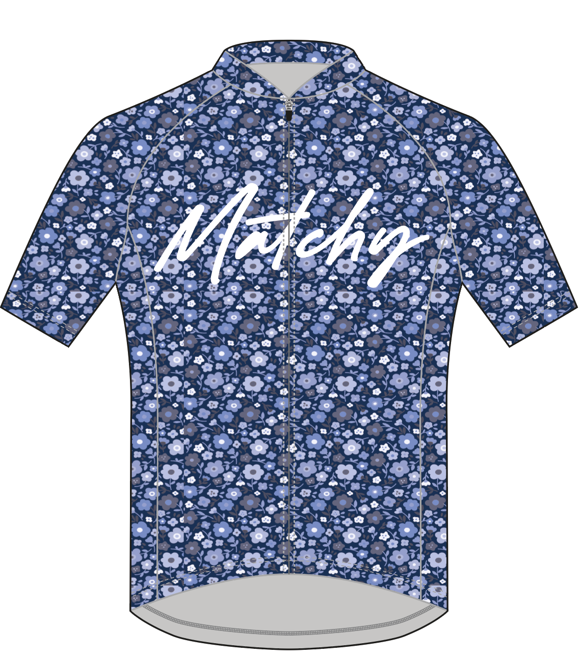 Maillot Origins Unisexe - Floral Bleu