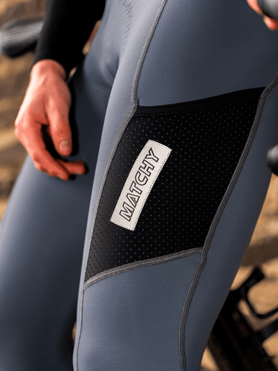 Black winter cargo pantyhose - Man