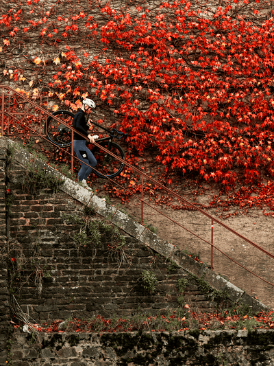 Black winter cargo pantyhose - Man