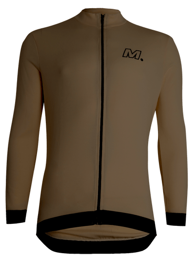 Maillot mi-saison Merinos - Taupe