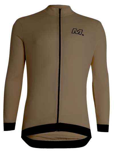 Maillot mi-saison Merinos - Taupe