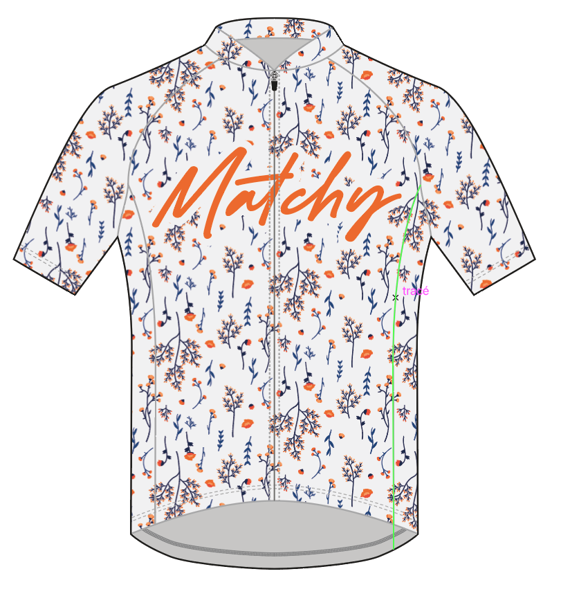 Maillot Origins Unisexe - Floral Blanc