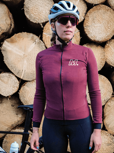 Maillot mi-saison Merinos - Bordeaux