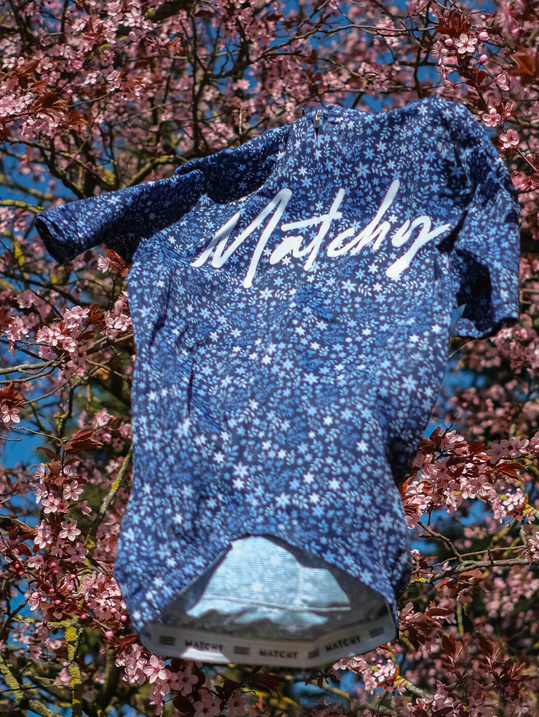 Maillot Origins Unisexe - Floral Bleu