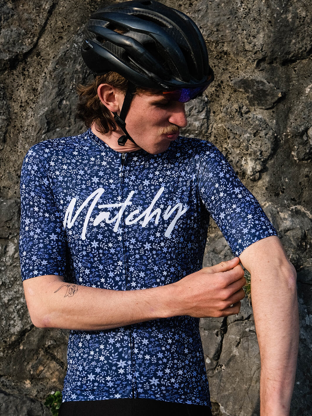 Maillot Origins Unisexe - Floral Bleu