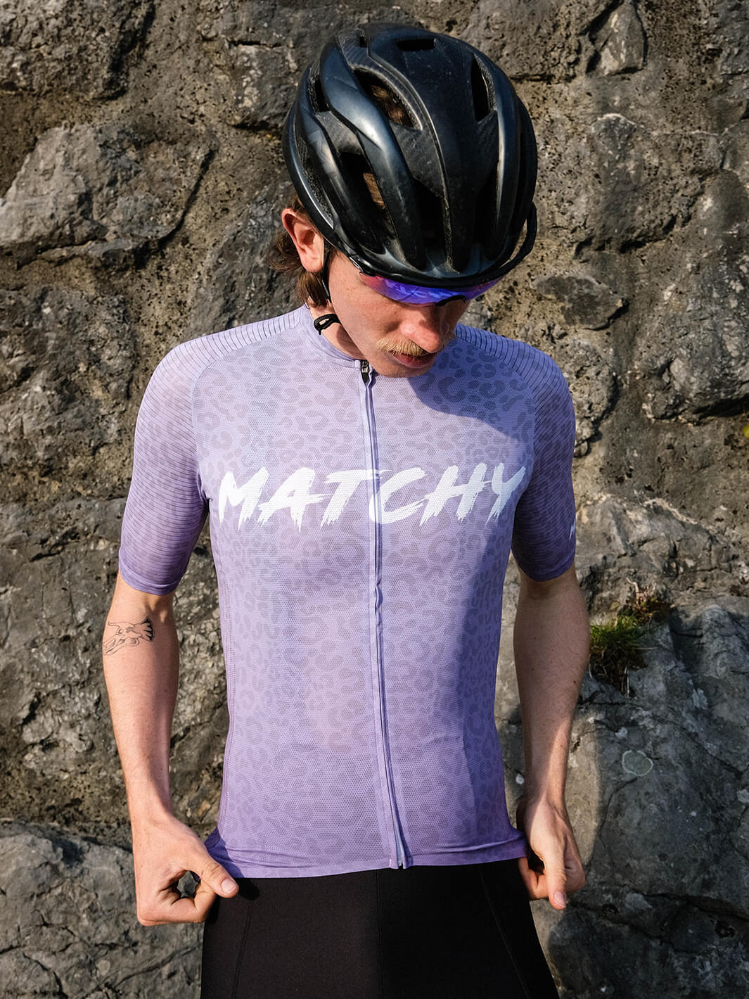 Maillot Origins Unisexe - Léopard Mauve