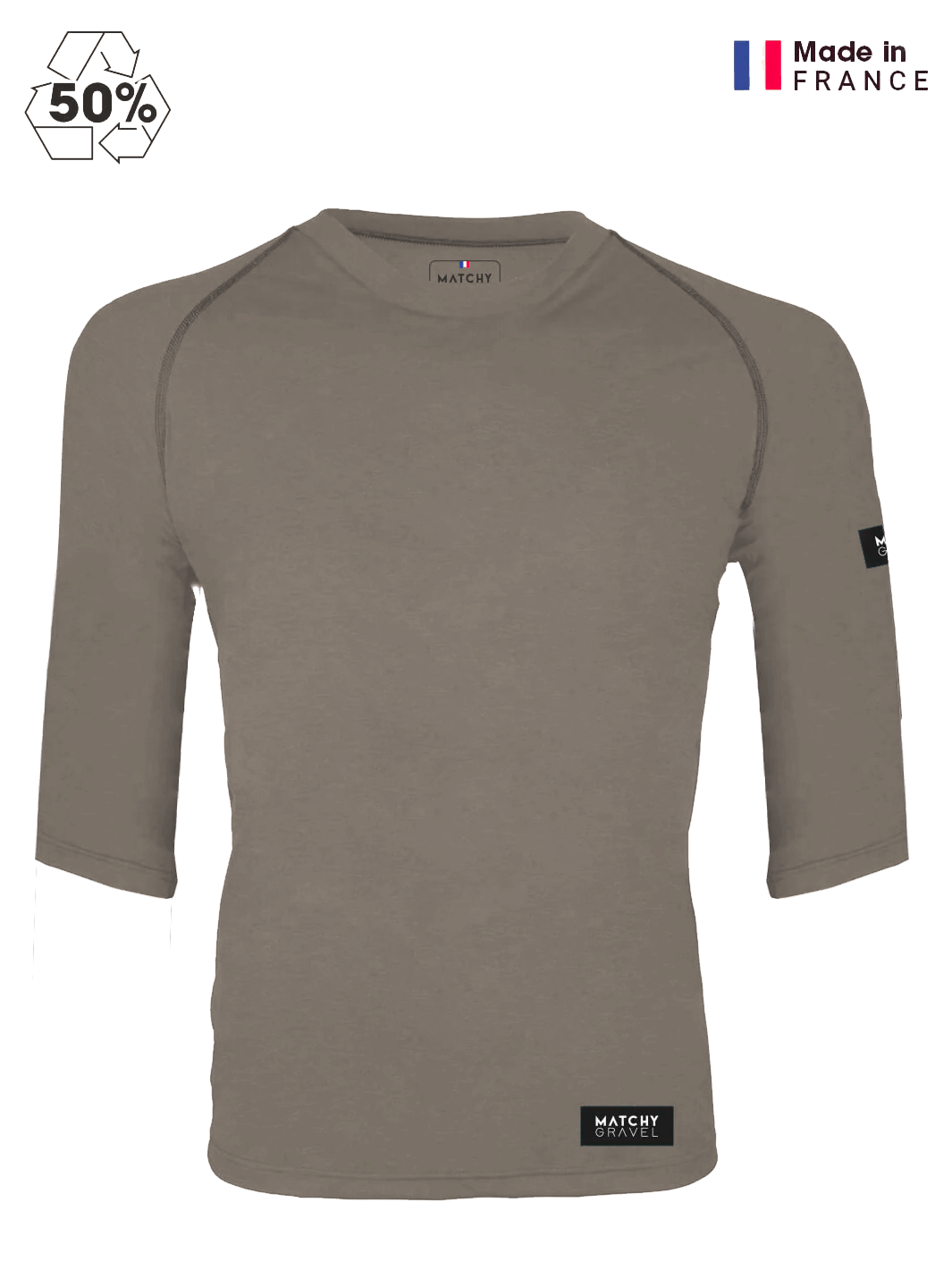Camiseta Gravel Merino - manga larga