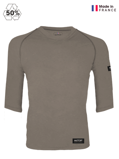 Gravel Merino T-Shirt - lange Ärmel