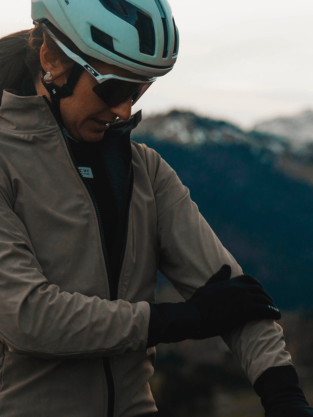 Winterjacke Höhe - Sand
