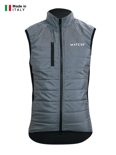 Gilet Bomber - Cendre