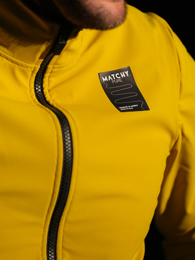 Winterjacke Höhe - Gelb