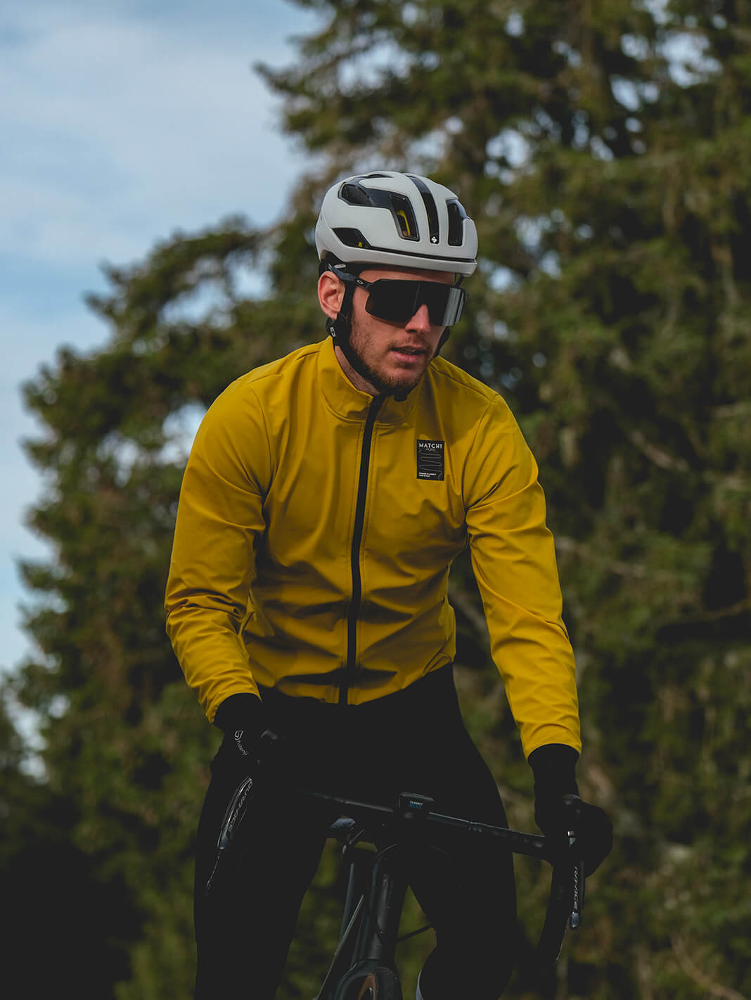 Veste Hiver Altitude Unisexe Jaune – Matchy Cycling